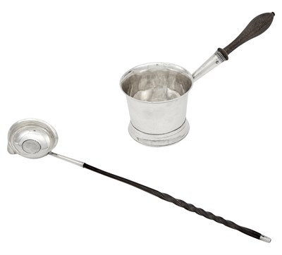 Lot 117 - George III Sterling Silver Brandy Warmer and a...