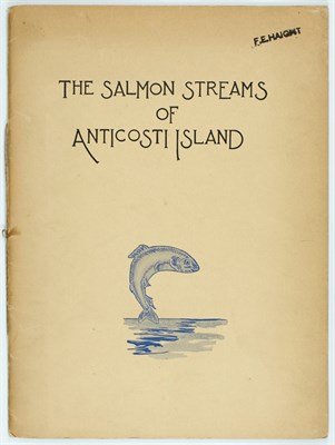 Lot 193 - [SALMON FISHING--ANTICOSTI] The Salmon Streams...