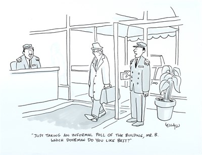 Lot 183 - [NEW YORKER CARTOON] Two original signed New...