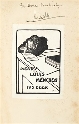 Lot 122 - MENCKEN, H.[ENRY L.[OUIS] The American...