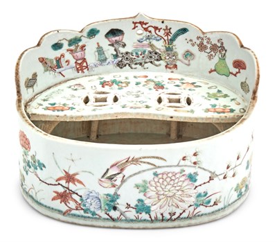 Lot 187 - A Chinese Enameled Porcelain Container 19th...