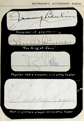 Lot 14 - [AUTOGRAPH ALBUM] A 1930s Waterman's Autograph...