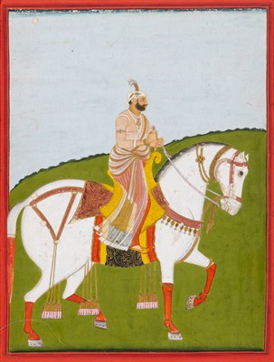 Lot 409 - An Indian Sikh-School Painted Miniature Punjab...