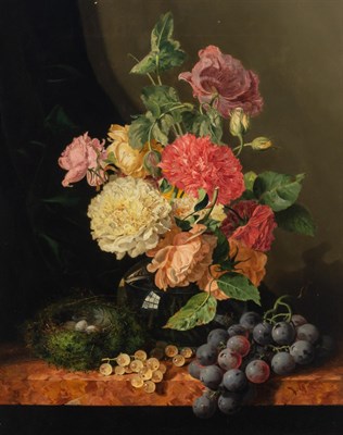 Lot 1002 - Edward Ladell British, 1821-1886 Still Life...