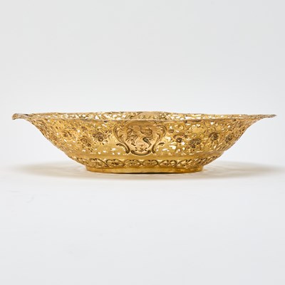 Lot 33 - German Reticulated Silver-Gilt Bowl