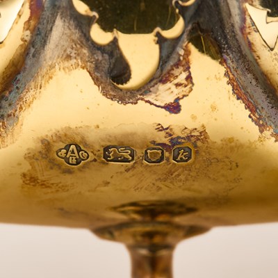 Lot 32 - English Silver-Gilt Footed Bowl