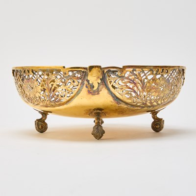 Lot 32 - English Silver-Gilt Footed Bowl