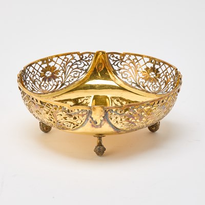 Lot 32 - English Silver-Gilt Footed Bowl