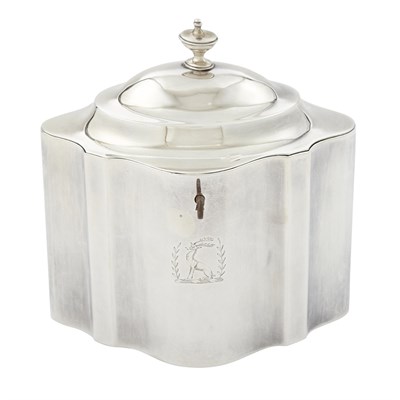 Lot 167 - George III Sterling Silver Tea Caddy