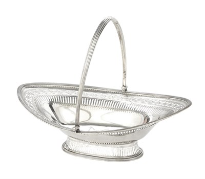 Lot 187 - George III Sterling Silver Cake Basket