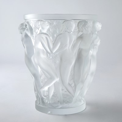 Lot 722 - Lalique Molded Glass 'Bacchantes' Vase