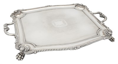 Lot 148 - Regency Sheffield Plated Two Handled Tray...