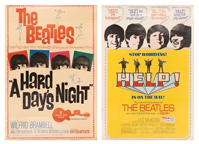 Lot 5038 - Two original Beatles film posters