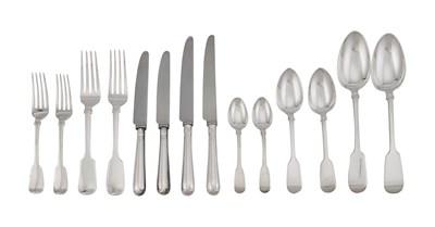 Lot 1234 - Assembled Georgian/Victorian Sterling Silver...