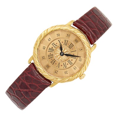 Lot 157 - Gianmaria Buccellati Two-Color Gold 'Audachron' Wristwatch