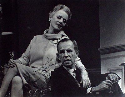 Lot 2001 - [ACTORS] Two signed photographs of acting...