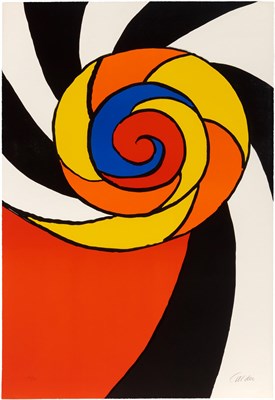 Lot 19 - Alexander Calder (1898-1976) LE TURBAN Color...