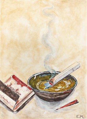 Lot 370 - Contemporary School Untitled (Cigarette and...
