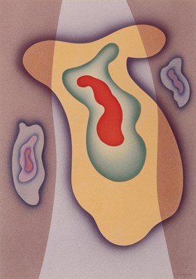 Lot 1 - Raymond Jonson American, 1891-1982 Watercolor...