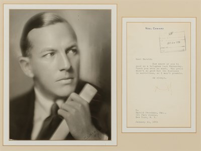 Lot 2049 - The Collection of Nancy Salisbury NOEL COWARD...