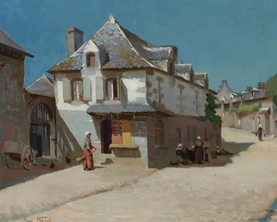 Lot 5 - Henry Kenyon American, 1861-1926 Street in...