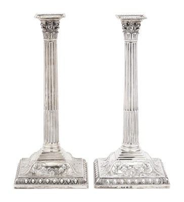 Lot 1205 - Pair of George III Sterling Silver...