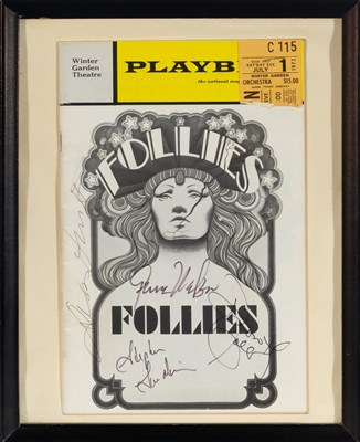 Lot 2127 - STEPHEN SONDHEIM (1930-2021) Closing night...