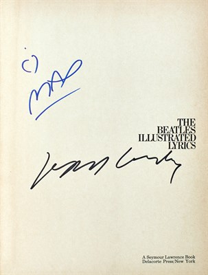 Lot 2016 - [THE BEATLES] DAVID HOCKNEY, PETER MAX, et al...