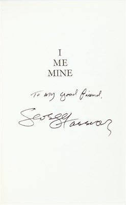 Lot 2070 - GEORGE HARRISON (1943-2001) I Me Mine. New...