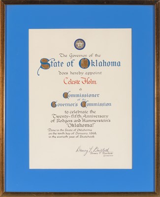 Lot 2142 - OKLAHOMA! A large group of ephemera from...