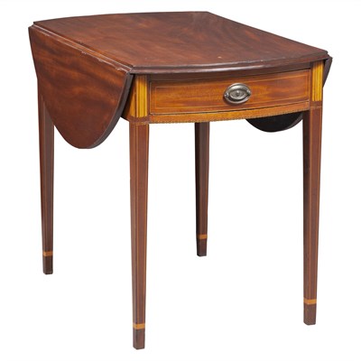 Lot 144 - Federal Inlaid Mahogany Pembroke Table