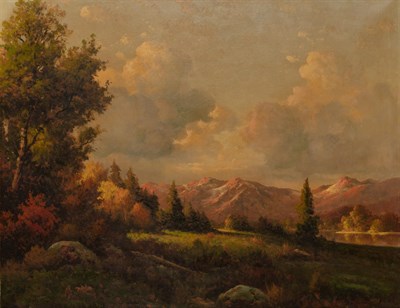 Lot 1139 - Robert Wood American, 1889-1979 Approach of...