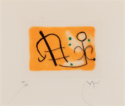 Lot 112 - Joan Miró (1893-1983) FUSÉES (DUPIN 261; SEE...