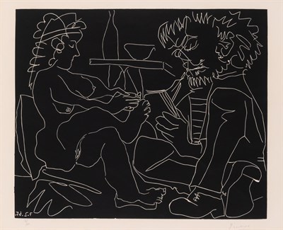 Lot 147 - Pablo Picasso (1881-1973) LE PEINTRE ET SON...