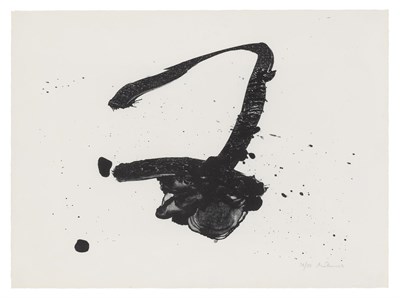 Lot 123 - Robert Motherwell (1915-1991) CALLIGRAPHY...