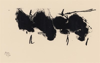 Lot 125 - Robert Motherwell (1915-1991) AUTOMATISM ELEGY...