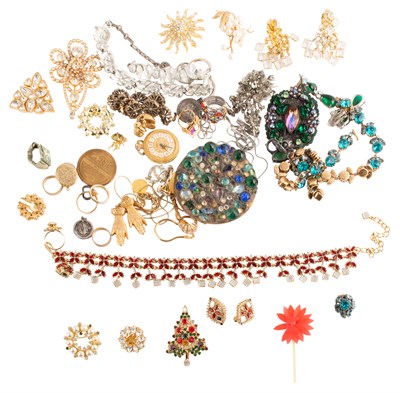 Lot 2185 - Group of Costume Jewelry