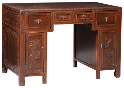 Lot 144 - A Chinese Hongmu Desk