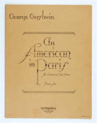 Lot 141 - GERSHWIN, GEORGE An American in Paris. An...