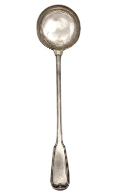 Lot 1177 - French Louis XVI Silver Soup Ladle Paris, late...
