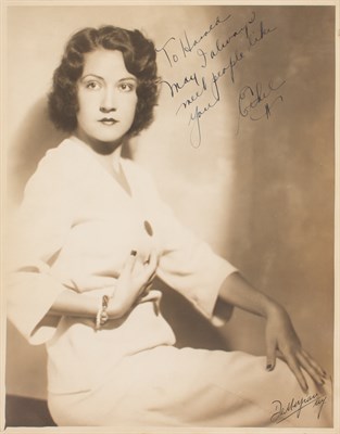 Lot 2102 - ETHEL MERMAN (1908-1984) A very early large...