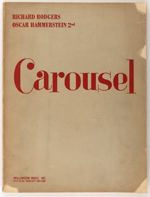 Lot 190 - [RODGERS and HAMMERSTEIN] Carousel. New York:...