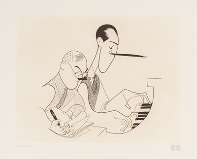 Lot 2083 - AL HIRSCHFELD (1903-2003) George and Ira...
