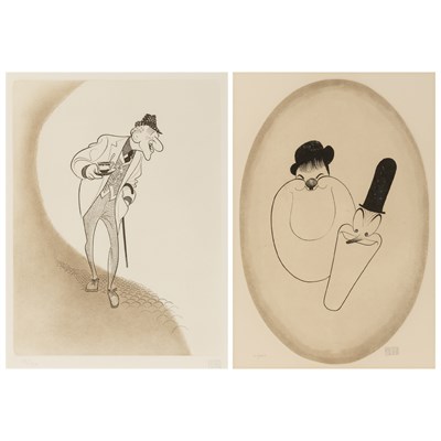 Lot 2087 - AL HIRSCHFELD (1903-2003) Jimmy Durante....