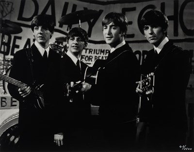 Lot 540 - A fine photo of the Fab Four