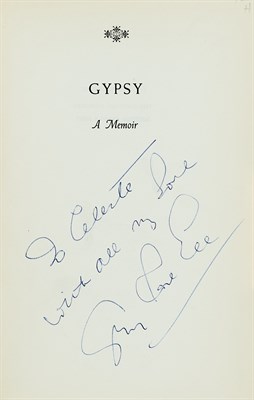Lot 2166 - GYPSY ROSE LEE Gypsy: A Memoir. New York:...