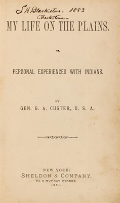 Lot 3 - [CUSTER, GEORGE ARMSTRONG, General] A...