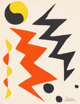 Lot 21 - Alexander Calder (1898-1976) COMPOSITION Color...