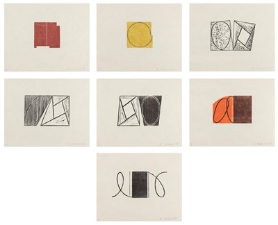 Lot 104 - Robert Mangold (b. 1937) SEVEN ORIGINAL...