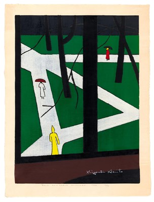 Lot 180 - Kiyoshi Saito (1907-1997) RAIN ANN ARBOR...